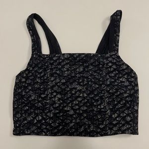 Lululemon Grey pattern sports bra